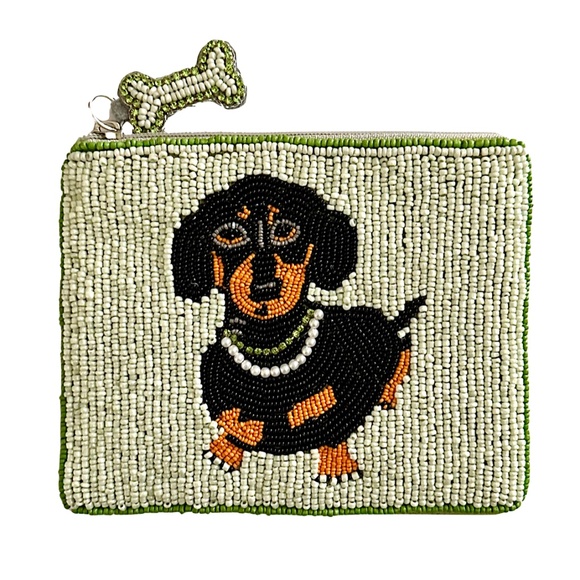 Lily Posh Handbags - Dachshund Coin Purse, Dog Beaded Bag Lily Posh